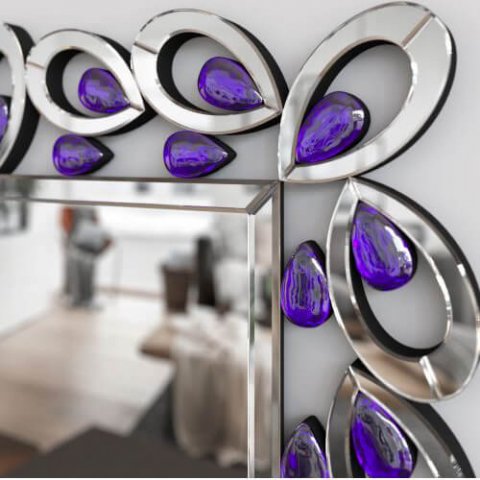 Зеркало Brillica Lacrima BL750/1100-R14