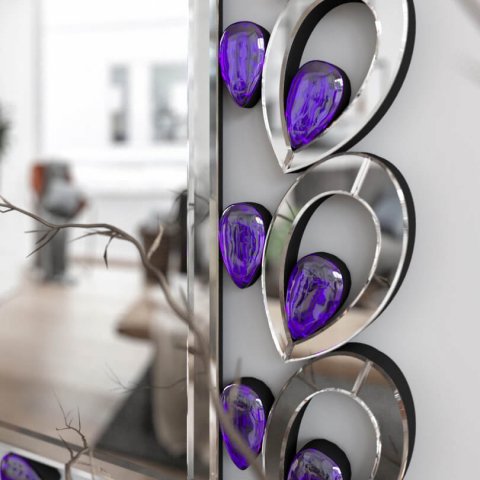 Зеркало Brillica Lacrima BL750/1100-R14