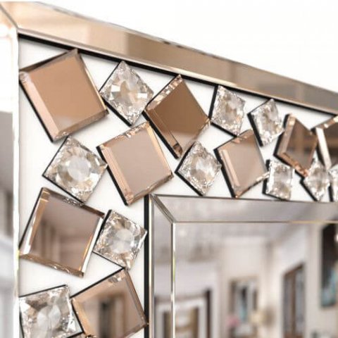 Зеркало Brillica Quadro BL800/1130-R18