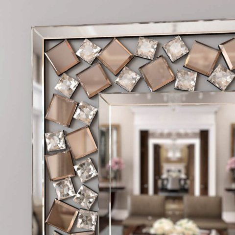 Зеркало Brillica Quadro BL800/1130-R18