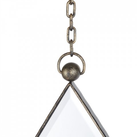 Зеркало Runden Ромб II золото/патина V20111